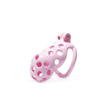 Pink Hole Mamba Chastity Cage Kit 1.77 to 4.13 Inch Long size and shape | 3d-chastity