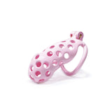 Pink Hole Mamba Chastity Cage Kit 1.77 to 4.13 Inch Long full kit | 3d-chastity