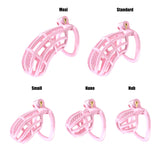 Pink Mamba 4.0 Nub Chastity Cage - 3d-chastity