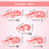 Pink Mamba Shackle Resin Male Chastity Device - 3d-chastity