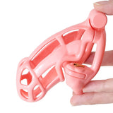 Pink Mamba Shackle Resin Male Chastity Device - 3d-chastity