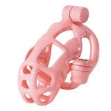 Pink Mamba Shackle Resin Male Chastity Device - 3d-chastity
