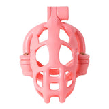 Pink Mamba Shackle Resin Male Chastity Device - 3d-chastity
