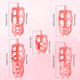 Pink Mamba Shackle Resin Male Chastity Device - 3d-chastity