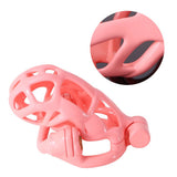 Pink Mamba Shackle Resin Male Chastity Device - 3d-chastity