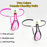 Pink of Love - Heart Invisible Belt Adjustable Chastity Cage side | 3d-chastity
