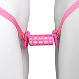 Plastic Twin Chastity Cage side | 3d-chastity
