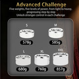 Premium Scrotal Stretcher Weighted Ball Ring Chastity Cage lock and ring | 3d-chastity