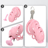 Prickly Soft Silicone Chastity Cage product photo 17 of | 3d-chastity