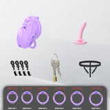 Prickly Soft Silicone Chastity Cage size and shape | 3d-chastity