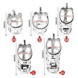 Primary Stainless Steel MAMBA Chastity Cage - Only the Cage - 3d-chastity