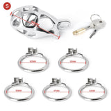 Primary Stainless Steel MAMBA Chastity Cage - 3d-chastity