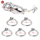 Primary Stainless Steel MAMBA Chastity Cage - 3d-chastity