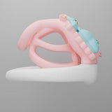 Princess Bow Chastity Cage wearing | 3d-chastity