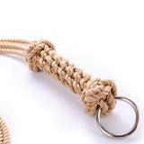 Handmade Shibari Rope Flogger Chastity Cage wearing | 3d-chastity