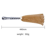 Metallic Torture Chain Flogger Chastity Cage full kit | 3d-chastity