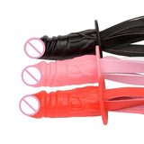 Sensual 2-in-1 Flogger Sex Toy Chastity Cage size and shape | 3d-chastity