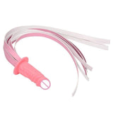 Sensual 2-in-1 Flogger Sex Toy Chastity Cage side | 3d-chastity