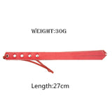Sadist's Fave Leather Spanking Tawse Chastity Cage material finish close | 3d-chastity