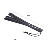 Sadist's Fave Leather Spanking Tawse Chastity Cage full kit | 3d-chastity