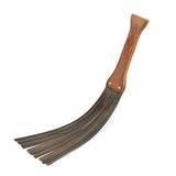 Vintage Genuine Leather Tawse Chastity Cage side | 3d-chastity