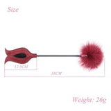 Reward and Punishment Feather Whip Chastity Cage wearing | 3d-chastity