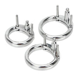 Accessory Ring for Intimate Inmate Metal Cage Chastity Cage material finish close | 3d-chastity
