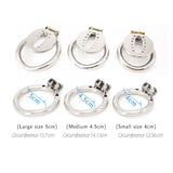 Super Small Stainess Steel Sissy Chastity Cage material finish close | 3d-chastity