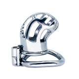 Permanent Stainless Steel Chastity Cage lock and ring | 3d-chastity