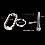 Punk Series Scallop Chastity Cage size and shape | 3d-chastity