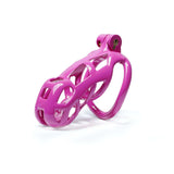 Purple Cobra Chastity Cage Kit 1.77 to 4.13 Inch Long material finish close | 3d-chastity