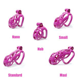 Maxi Purple Cobra Male Chastity Cage - 3d-chastity