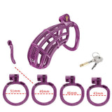 Purple Mamba 4.0 Maxi Chastity Cage - 3d-chastity