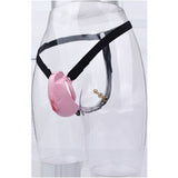 Pussy Chastity Cage with Wearable Butt Plug side | 3d-chastity