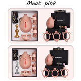 Pussy Chastity Cage with Wearable Butt Plug wearing | 3d-chastity