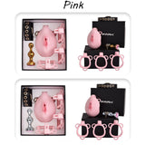 Pussy Chastity Cage with Wearable Butt Plug lock and ring | 3d-chastity