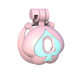 Q Peach Chastity Cage main product | 3d-chastity