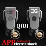 QIUI Cellmate 2 Chastity Cage APP Remote Control Electric Shock Chastity Cage wearing | 3d-chastity