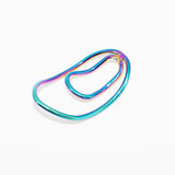 Rainbow Fufu Clip Panty Metal Chastity Device wearing | 3d-chastity