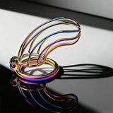 Rainbow Long Banana Chastity Cage main product | 3d-chastity