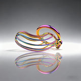 Rainbow Long Banana Chastity Cage wearing | 3d-chastity