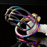 Rainbow Small Banana Chastity Cage main product | 3d-chastity