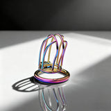 Rainbow Small Banana Chastity Cage full kit | 3d-chastity