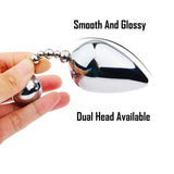 Random Double Headed Metal Anal Plug Chastity Cage wearing | 3d-chastity