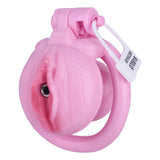 Realistic Clitoris Chastity Cage wearing | 3d-chastity