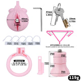 Realistic Clitoris Chastity Cage front | 3d-chastity