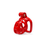 Red Cobra Chastity Cage Kit 1.77 to 4.13 Inch Long lock and ring | 3d-chastity