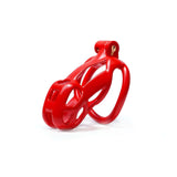 Red Cobra Chastity Cage Kit 1.77 to 4.13 Inch Long size and shape | 3d-chastity