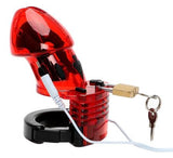 the Instigator Male Chastity Device 2.95 Inch Long lock and ring | 3d-chastity