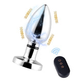 Remote Control Butt Plug Electric Shock & Vibration Chastity Device